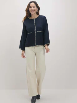 Encuentro Moda ABRIGO DETALLE PESPUNTE