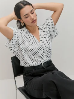 Encuentro Moda BLUSA VOLUMEN LUNARES