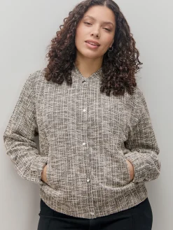 Encuentro Moda BOMBER TEJIDO TEXTURA