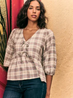 Encuentro Moda CAMISA ABLUSONADA CUADROS