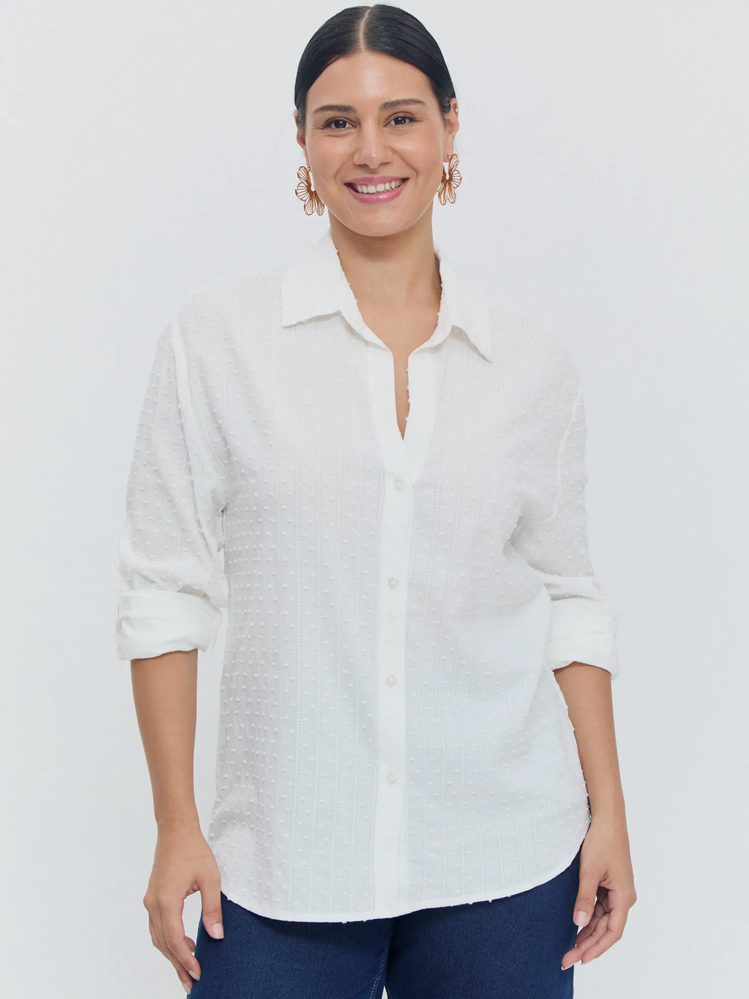 Encuentro Moda CAMISA ALGODON DOBBY