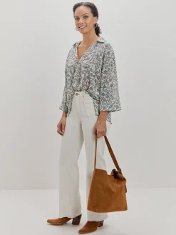 Encuentro Moda camisa manga volumen