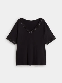 Encuentro Moda CAMISETA LENTEJUELAS