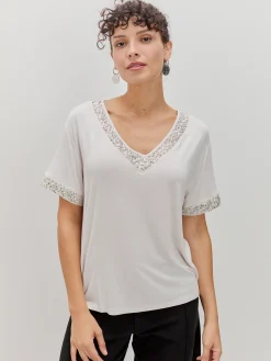 Encuentro Moda CAMISETA LENTEJUELAS