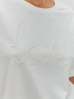 Encuentro Moda CAMISETA PERLAS LOVE