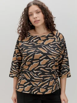 Encuentro Moda CAMISETA RANGLAN ESTAMPADA