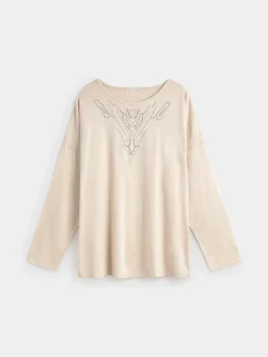 Encuentro Moda CAMISETA TACHUELAS COBRE