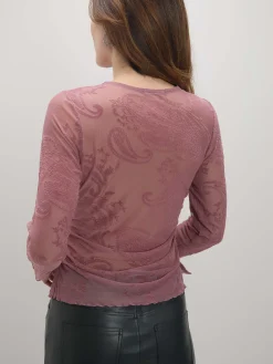 Encuentro Moda CAMISETA TUL FLOCADO