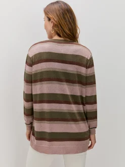 Encuentro Moda CARDIGAN RAYAS METALIZADAS