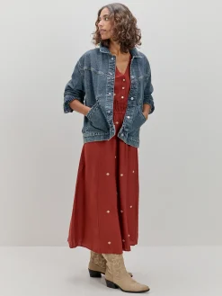 Encuentro Moda CHAQUETA DENIM FLECOS