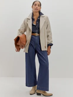 Encuentro Moda CHAQUETA LARGA CINTURÓN