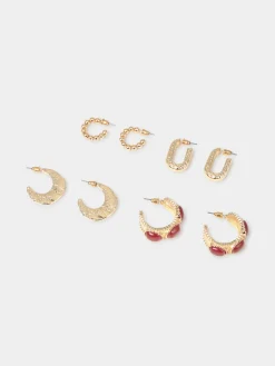 Encuentro Moda PACK CUATRO PENDIENTES