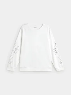 Encuentro Moda SUDADERA TACHAS PLATEADAS